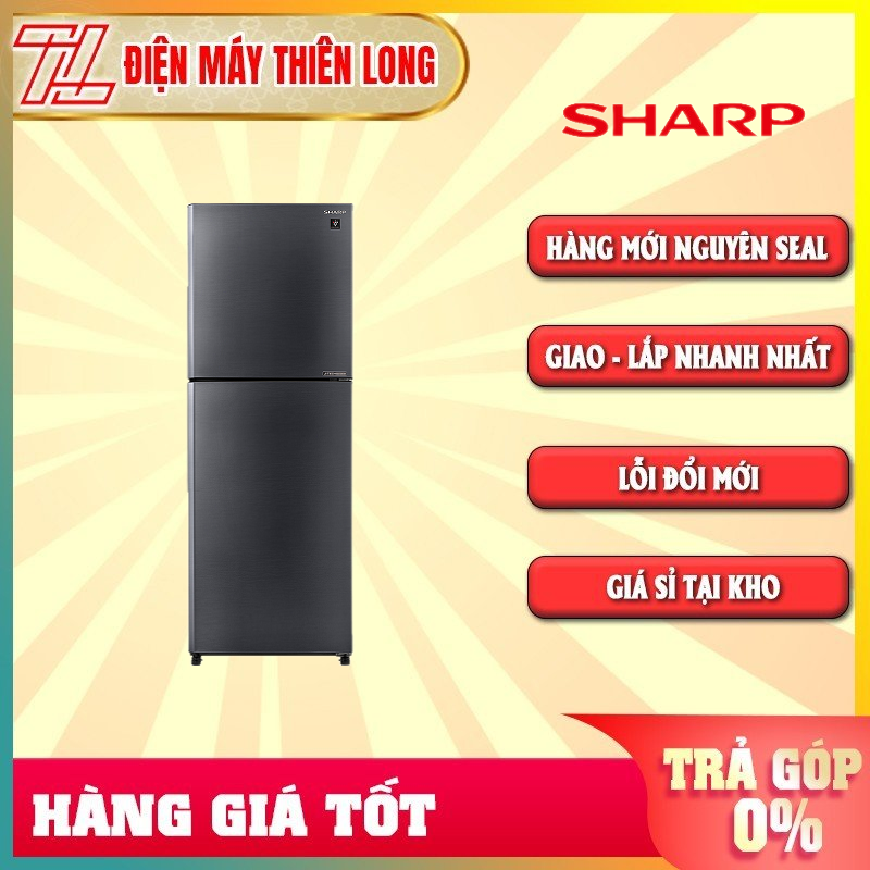 Tủ lạnh Sharp Inverter 330 lít SJ-XP352AE-DS - Chế độ cấp đông nhanh Hộp đá xoay Ngăn rau quả giữ ẩmNgăn trữ tươi thực phẩm sống Extra Cool Plus -2℃ - TRẢ GÓP 0% - GIAO TOÀN QUỐC - NGOÀI HCM TÍNH PHÍ