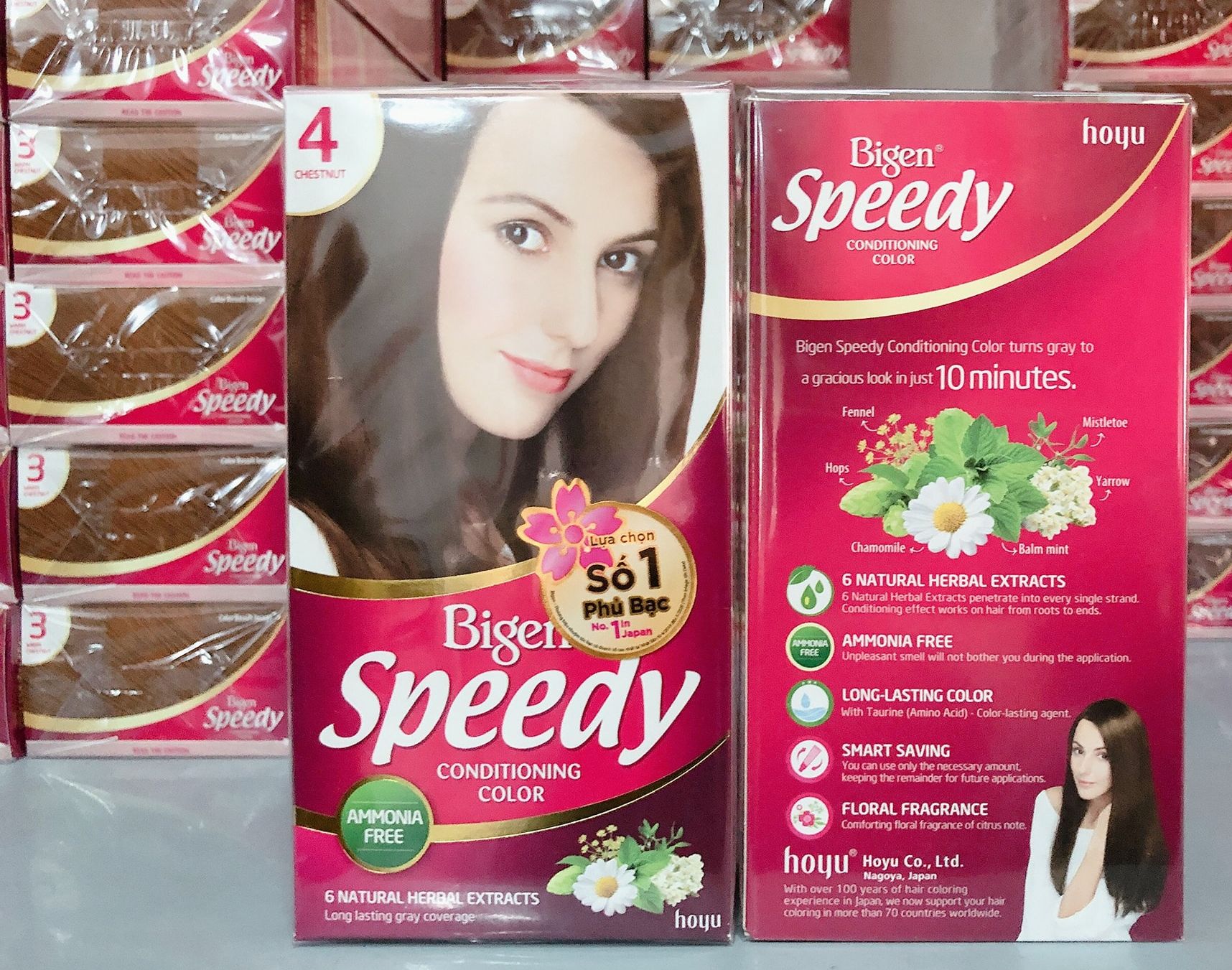 THUỐC NHUỘM TÓC Bigen Speedy Conditioning Color (Bigen số)
