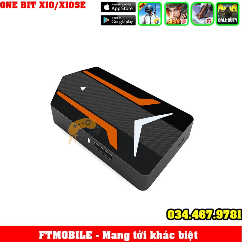 One Bit X10 - X10 SE || Bộ chuyển đổi bàn phím chuột cho điện thoại chơi game PUBG, ROS, FreeFire || FTMOBILE
