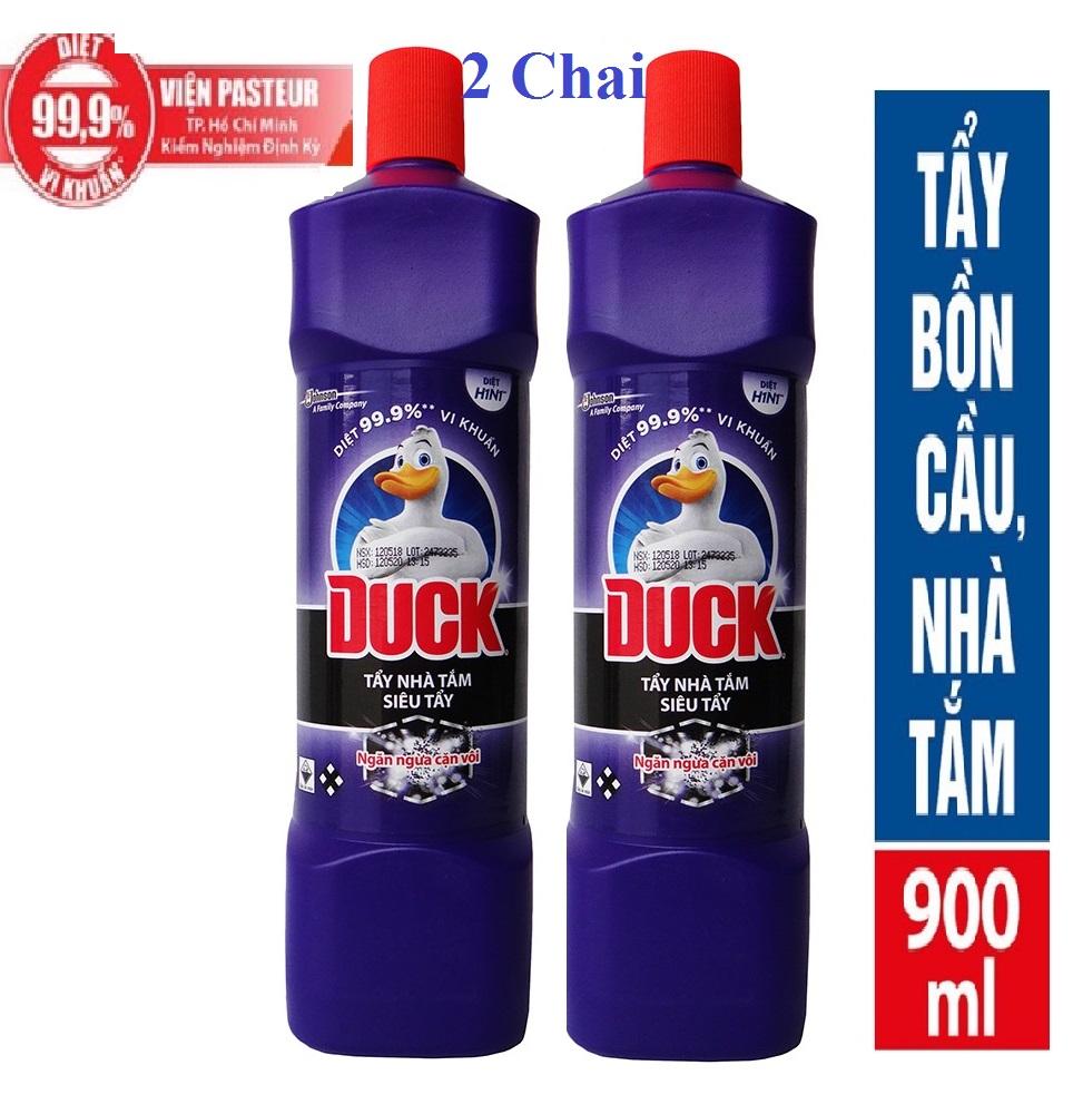 [Combo 2]  Nước Tẩy Nhà Tắm DUCK Diệt Khuẩn 900ml siêu tẩy
