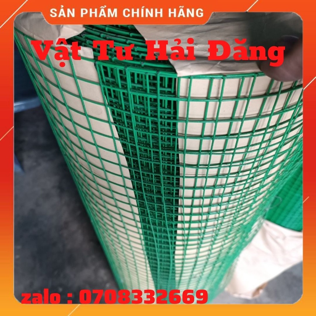 Lưới sắt bọc nhựa màu xanh vây gà vây vịt