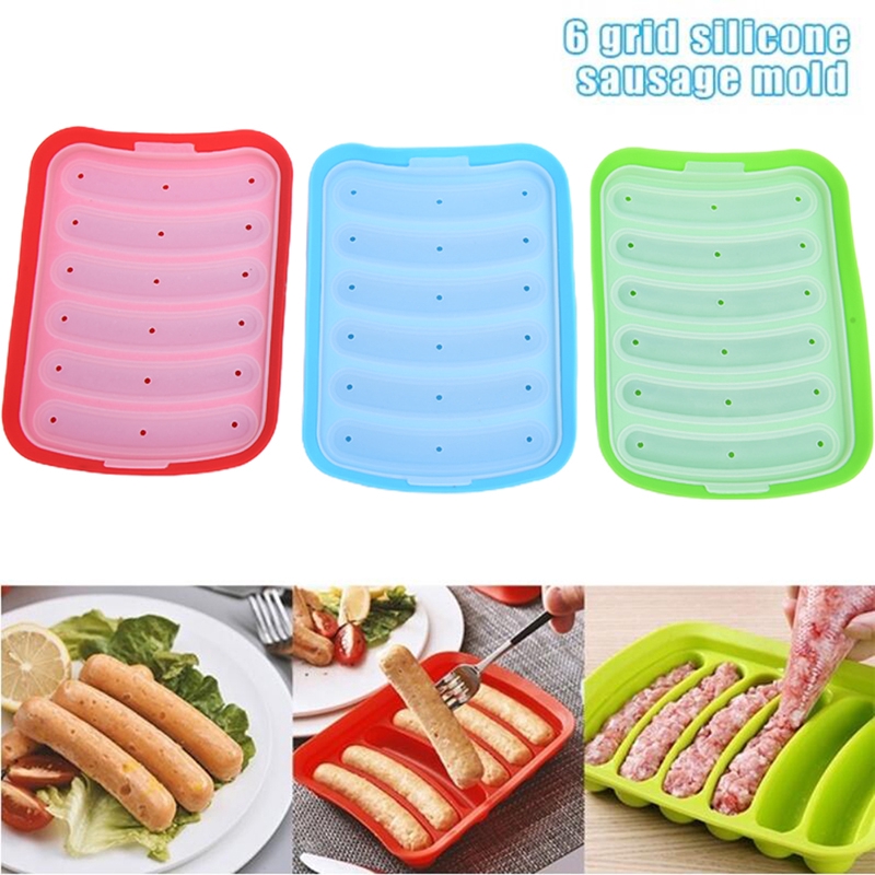 Khuôn xúc xích - Khuôn silicon làm xúc xích cho bé