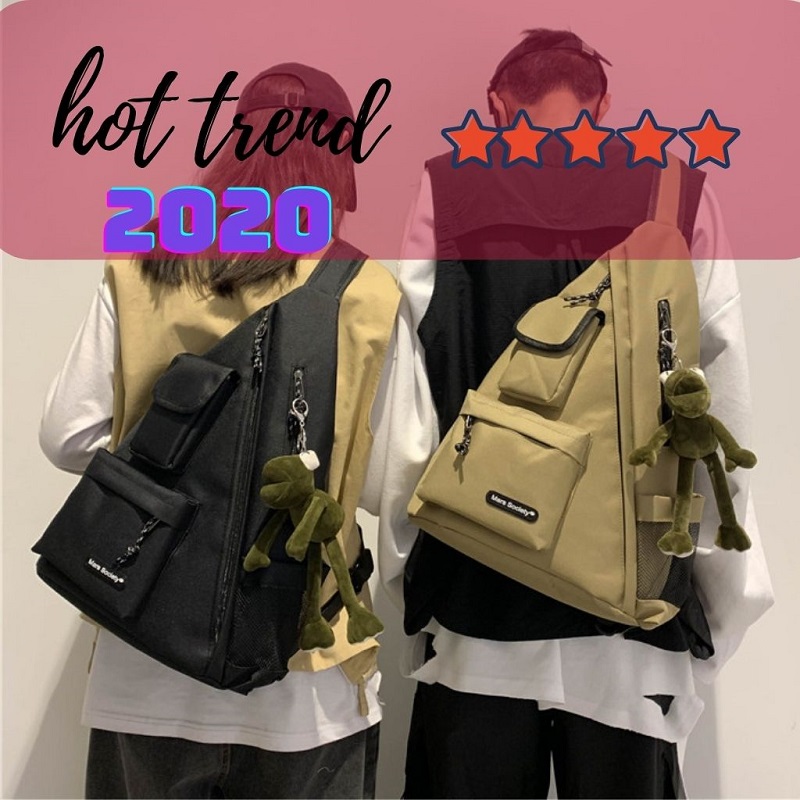 [HCM]Túi Đeo Chéo Tam Giác Thời Trang Thịnh Hành 2020 - Túi Tam Giác Đi Học Đi Chơi Thời Trang Hàn Quốc - Túi Đeo Chéo Nam Nữ -HOT TREND 2020