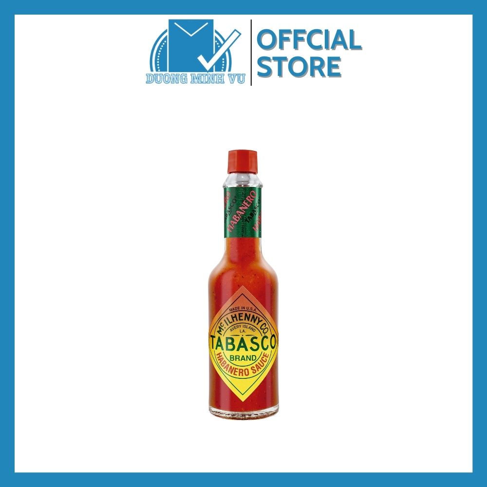Sốt ớt Habanero Tabasco Habanero Pepper Sauce 60ml