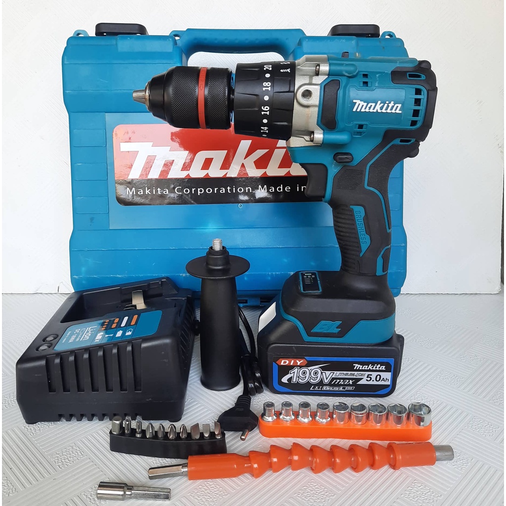 Máy Khoan Pin Từ Makita 199V Động Cơ Không Chổi Than Lõi Đồng 100% sử dụng dễ dàng, phù hợp làm việc cho mọi công trình