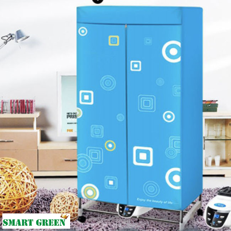 Tủ sấy quần áo Samsung BH 2 năm khung inox 2 tầng có điều khiển từ xa