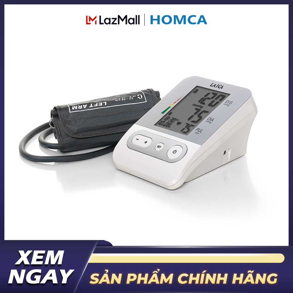 Máy đo huyết áp Laica BM2301 - Máy đo huyết áp bắp tay tự động