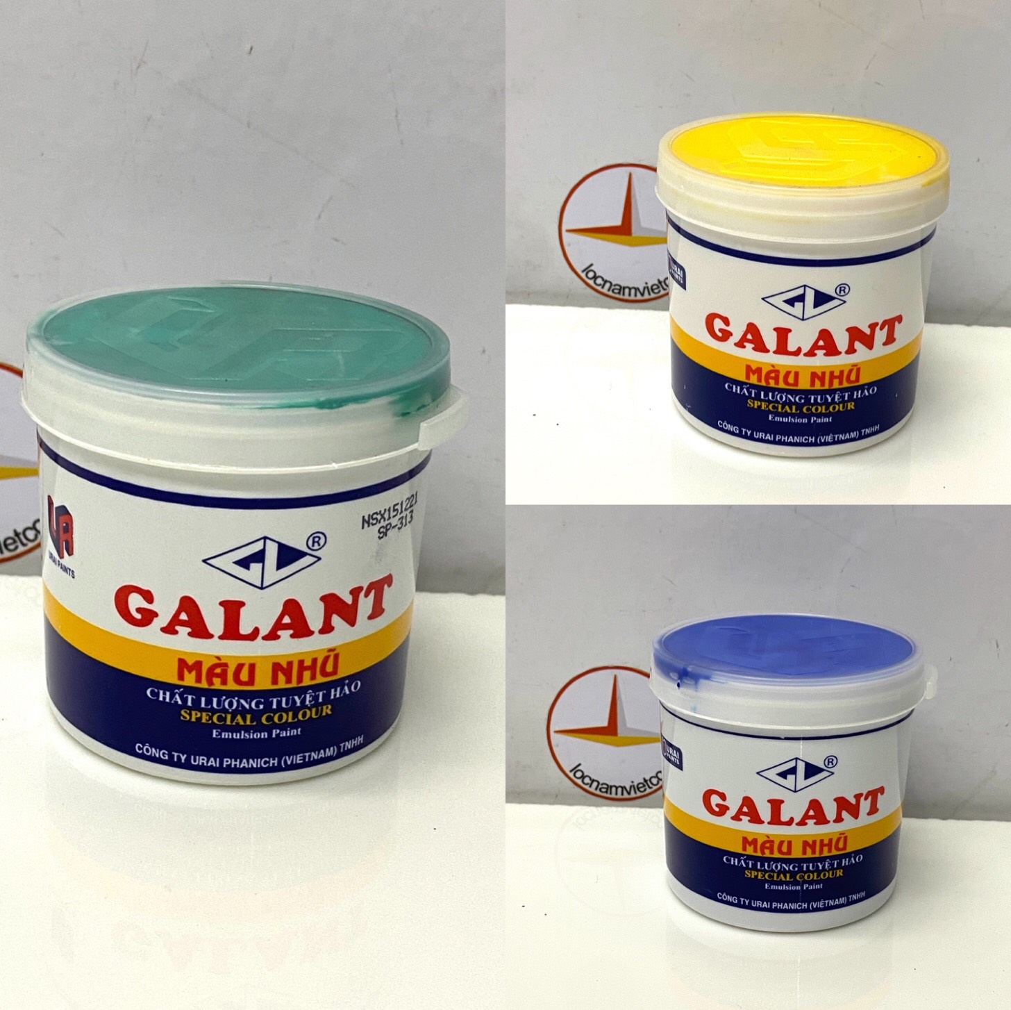 Combo 3 ve màu Galant ( Xanh lá, Vàng, Xanh dương )