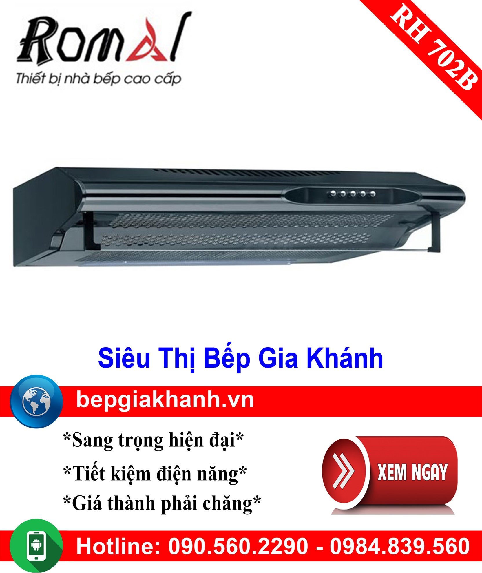 [HCM]Máy hút mùi cổ điển 70cm Romal RH 702B, máy hút mùi nhà bếp, máy hút mùi bếp, máy hút mùi kính cong, máy hút mùi canzy, máy hút mùi mini, máy hút mùi âm trần, máy hút mùi electrolux, may hut mui