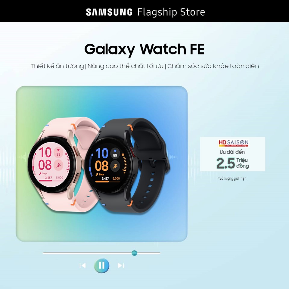 Đồng hồ đeo tay thông minh Samsung Galaxy Watch FE 2024