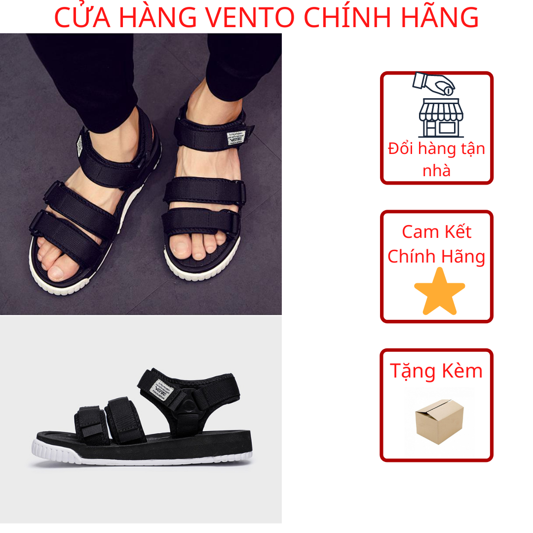 [HCM]Dép sandal nam cao cấp xuất khẩu thời trang thương hiệu Vento  NV9801 Giày Xăng Đan Nam Thể Thao