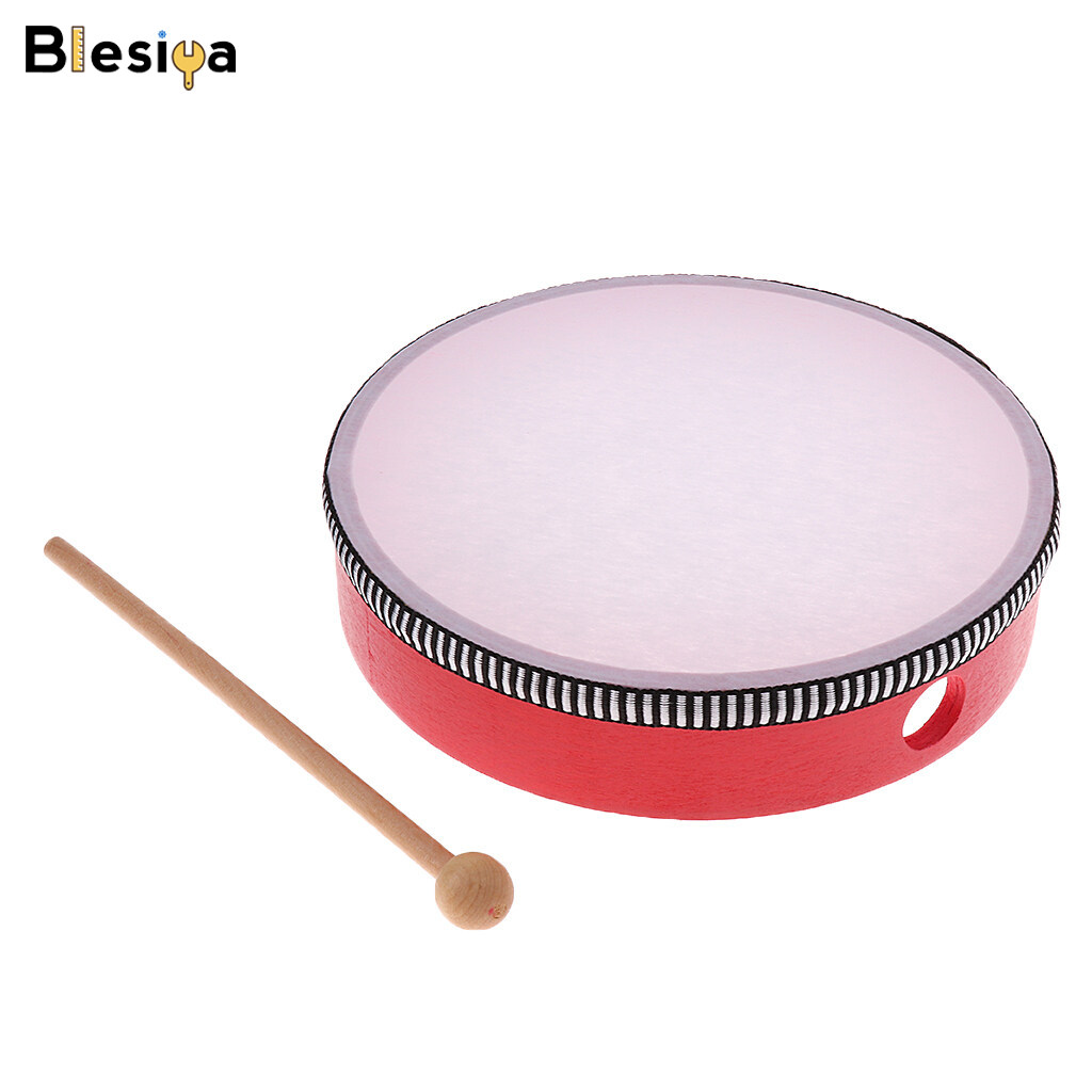 Blesiya 1 Bộ Trống Gõ Tay Có Gậy, Trẻ Em Đồ Chơi Âm Nhạc