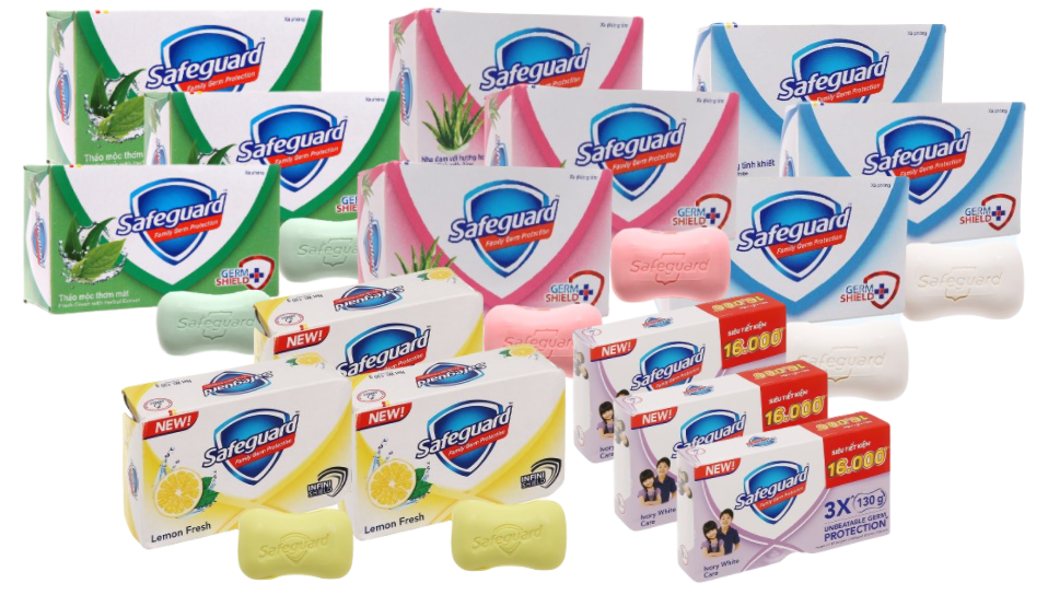 Combo 3 bánh xà phòng Safeguard 130g