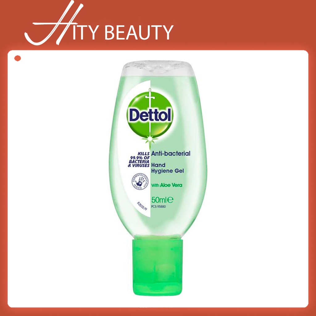  HCM - UK - Gel rửa tay khô diệt khuẩn Dettol Anti-Bacterial Hand Hygiene Gel 50ml - Hity Beauty 