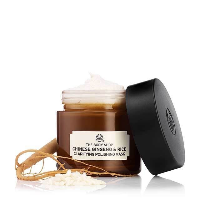 Mặt nạ The body shop Chinese Ginseng & Rice Clarifying Polishing Mask