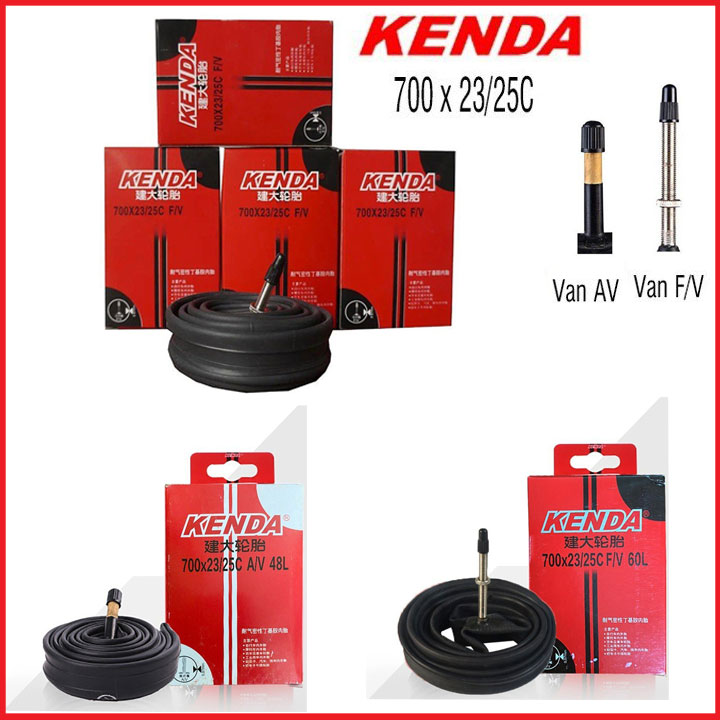Săm xe đạp 700x23/25c van fv/av kenda chính hãng