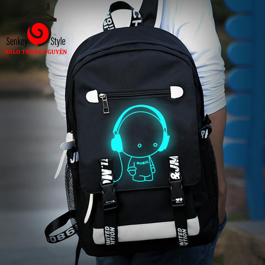 BALO TRẠNG NGUYÊN SENKEY STYLE NAM NỮ, BALO ĐI HỌC DẠ QUANG PHÁT SÁNG TRONG ĐÊM, CẶP SÁCH ĐI HỌC STYLE HÀN QUỐC MỚI 2022- BL18