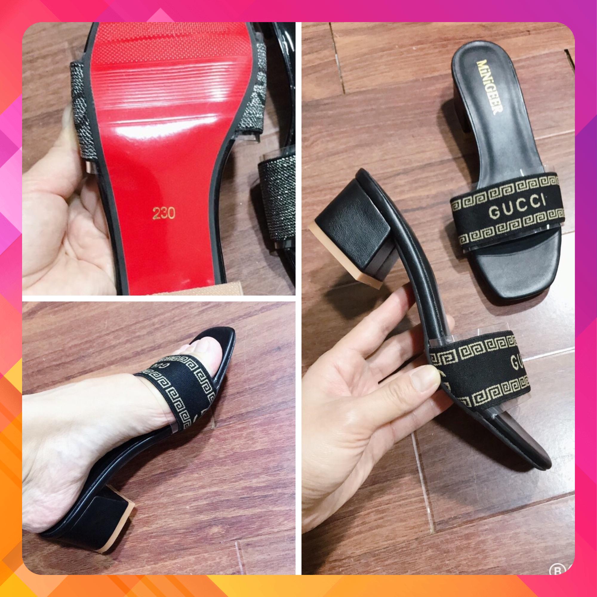 Guốc nữ thời trang 00320 sz35-38 màu đen