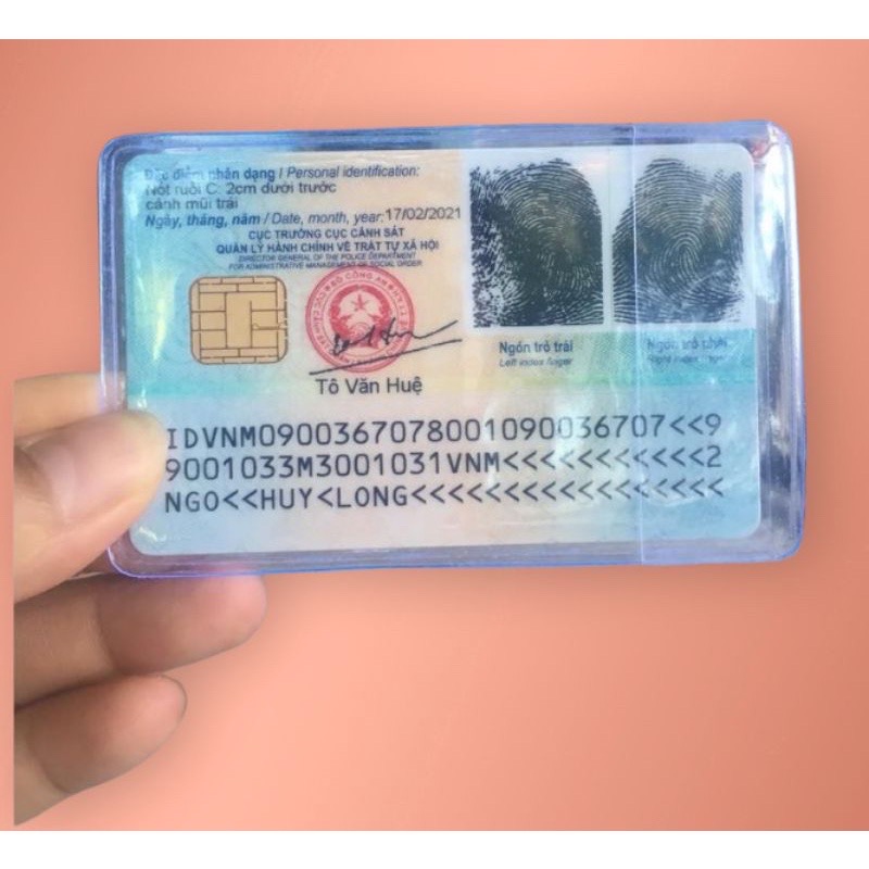 [ Hàng CÓ NẮP] Combo 10 túi đựng CCCD,Thẻ ATM ,Bằng LÁI XE  nhựa dẻo