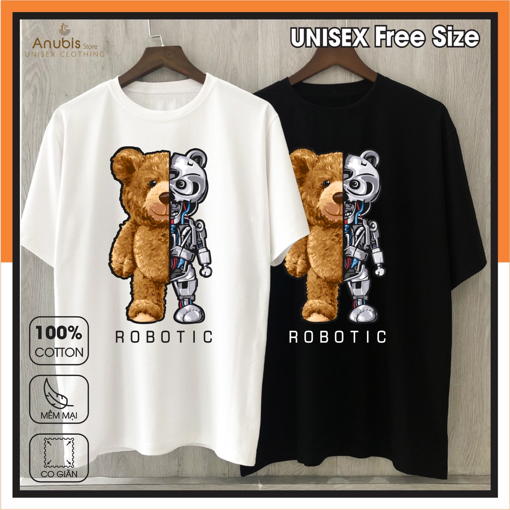 Áo Thun Unisex Gấu Robo | Anubis Store