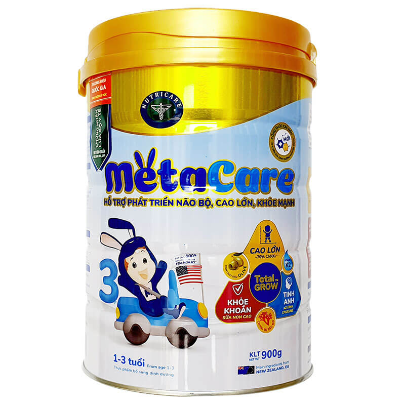 Sữa bột Metacare 3 900g
