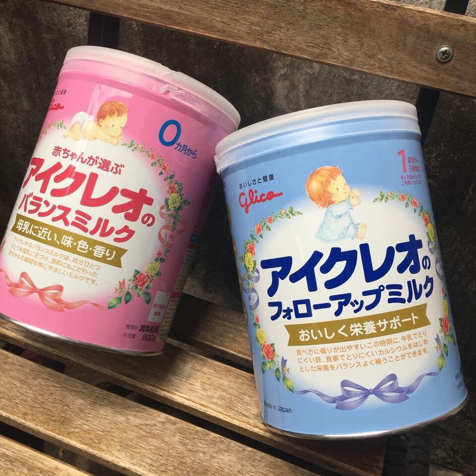 Sữa Glico 1-3 800g nội địa Nhật chính hãng dành cho bé từ 1-3 tuổi