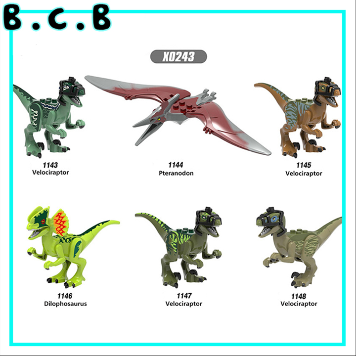 X0243 - Đồ chơi lắp ráp Mô hình Khủng long - Dinosaurs Jurassic Park- Tyrannosaurus Thế giới động vật- Đồ chơi lắp ráp minifigures và mô hình lắp ráp sáng tạo