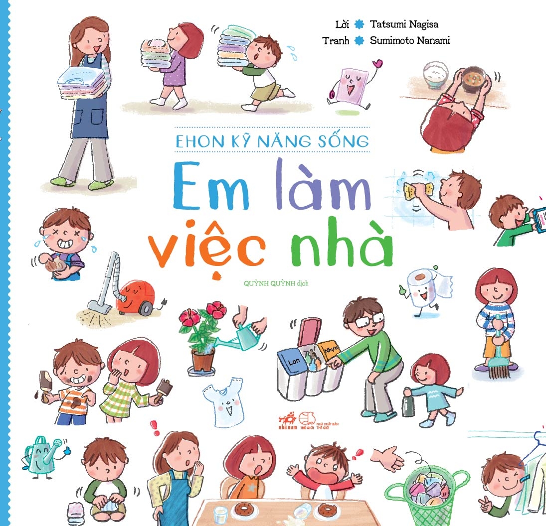 Fahasa - Ehon Kỹ Năng Sống - Em Làm Việc Nhà (Tái Bản 2020)