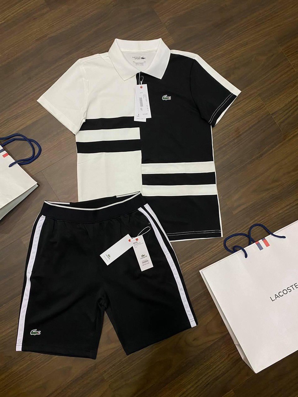 Bộ đồ nam, bộ thể thao nam CÁ SẤU ĐEN/XANH LÁ có 3 màu cao cấp, Chất liệu thun lạnh cao cấp, phong cách thể thao, 3 màu xanh trắng đen, full size từ 35-90kg