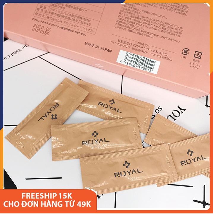 Combo 5 gói serum chiết xuất từ nhau thai cuống rốn Large Royal Placenta Aesthetic Pursuit giúp dưỡng ẩm, ủ trắng da và chống lão hóa - SPU109