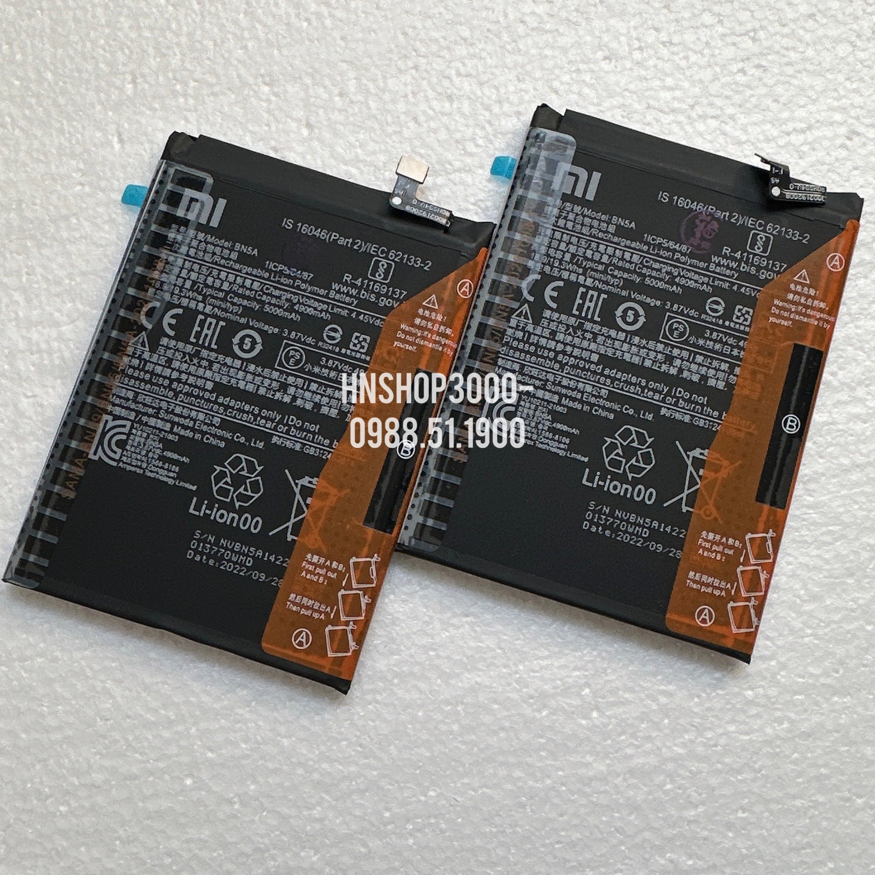 Pin xiaomi redmi 10 - bn5a dung lượng 5000 mah zin chính hãng - bảo hành 6 tháng