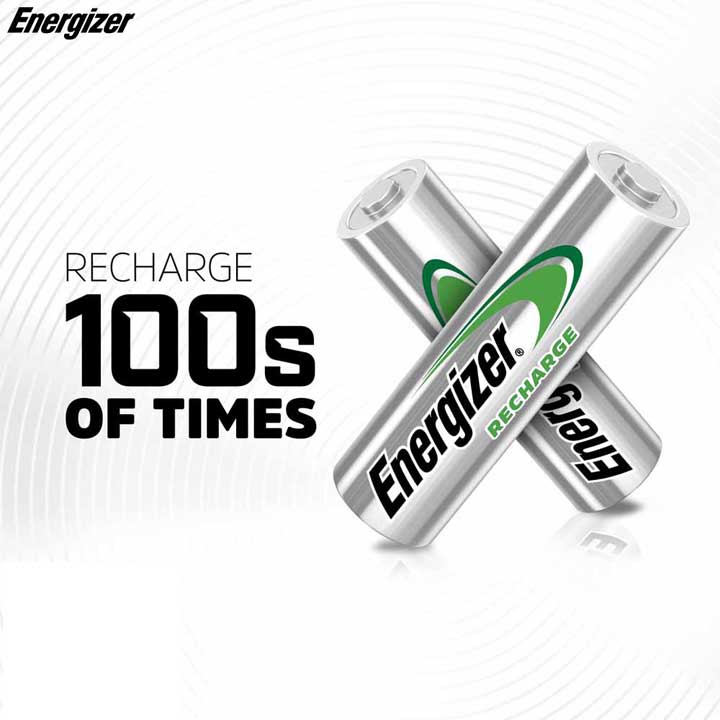 Vĩ 2 viên Pin Sạc Energizer AAA / AA  Power Plus chính hãng