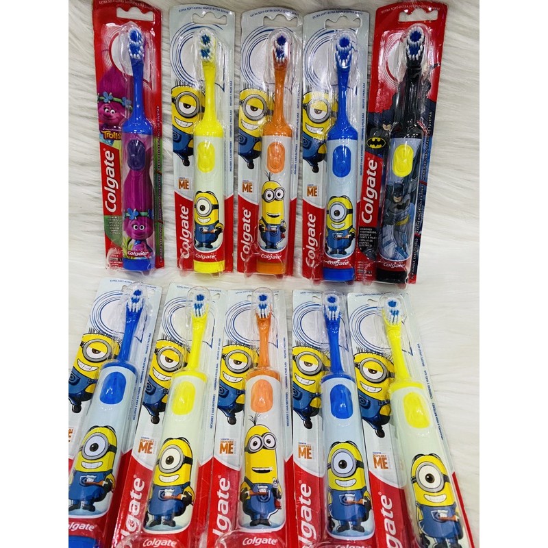Bàn chải đánh răng colgate , oral b chạy bằng pin dành cho trẻ em