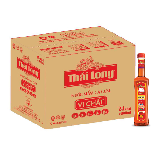 Thùng 24 chai nước mắm thái long vi chất 12n - 500ml