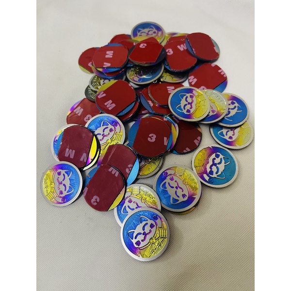 Tem titan logo mèo thần tài mang lại may mắn cho quý khách