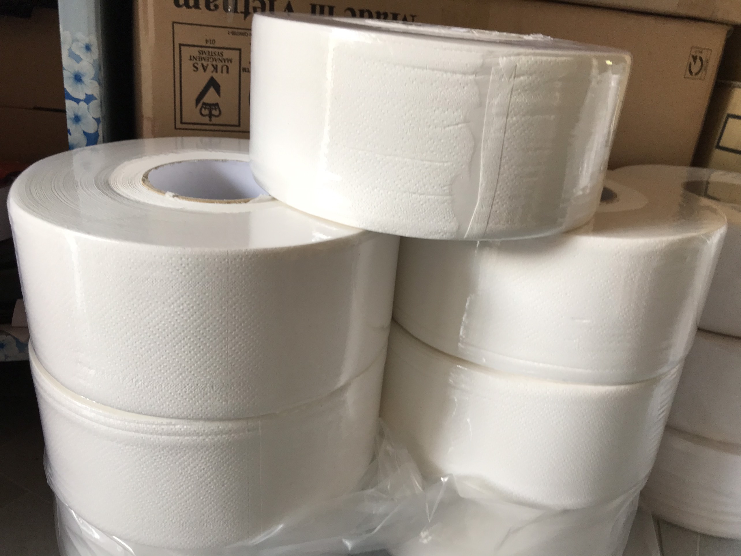giấy vệ sinh cuộn loại lớn (500gr) 2