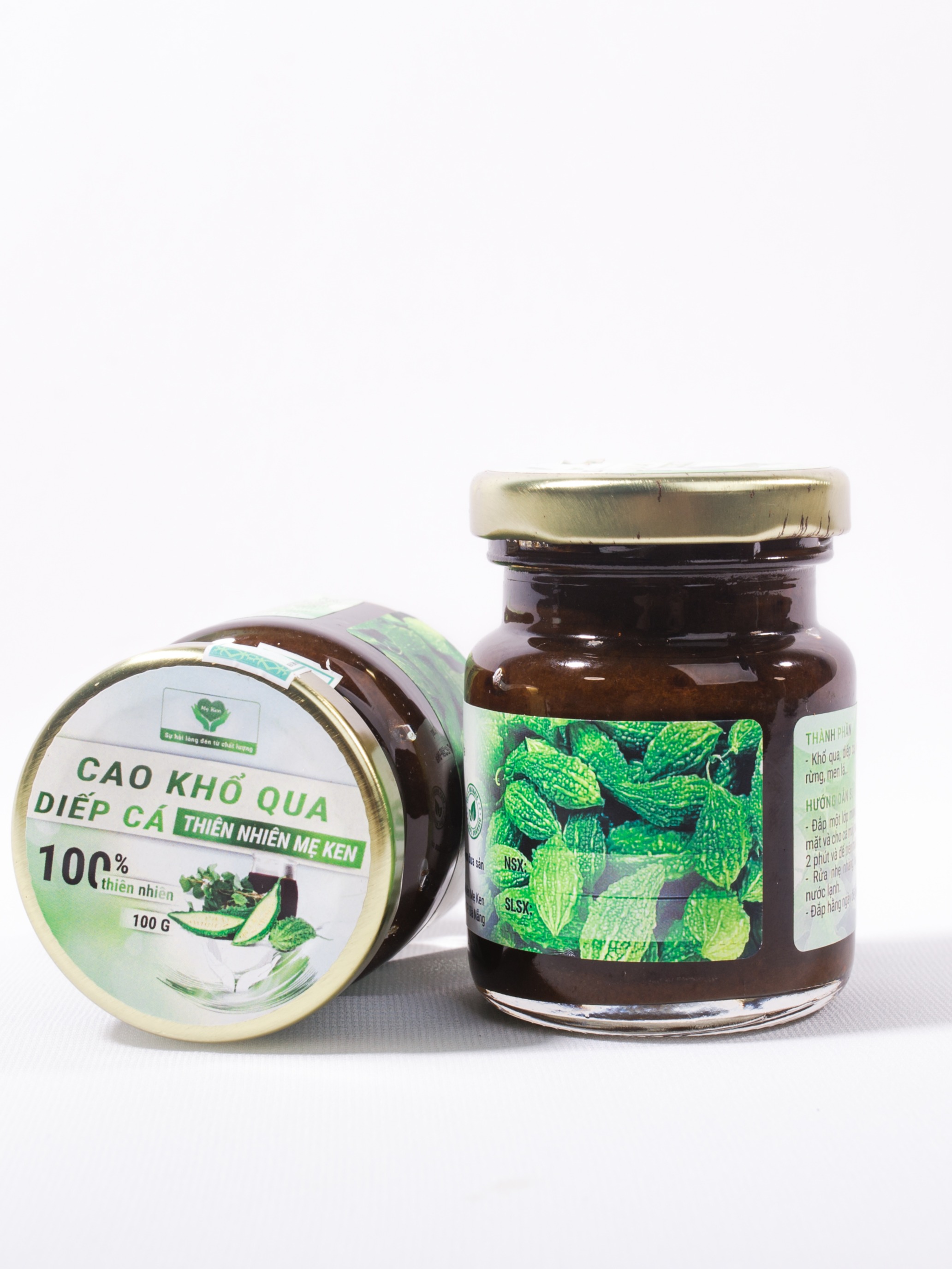 Cao khổ qua diếp cá mẹ Ken-Hũ 100gr, làm giảm da mụn mủ, mụn đỏ, viêm da, các loại mụn, thải độc da, kháng viêm