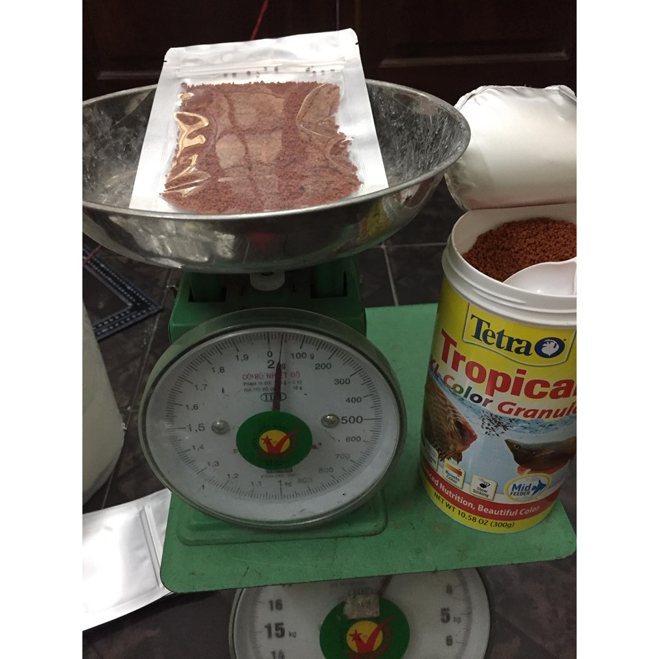 Thức ăn cá cảnh Tetra Color (túi 50gram chiết từ hộp nguyên 300gram), cam kết hàng đúng mô tả, chất lượng đảm bảo