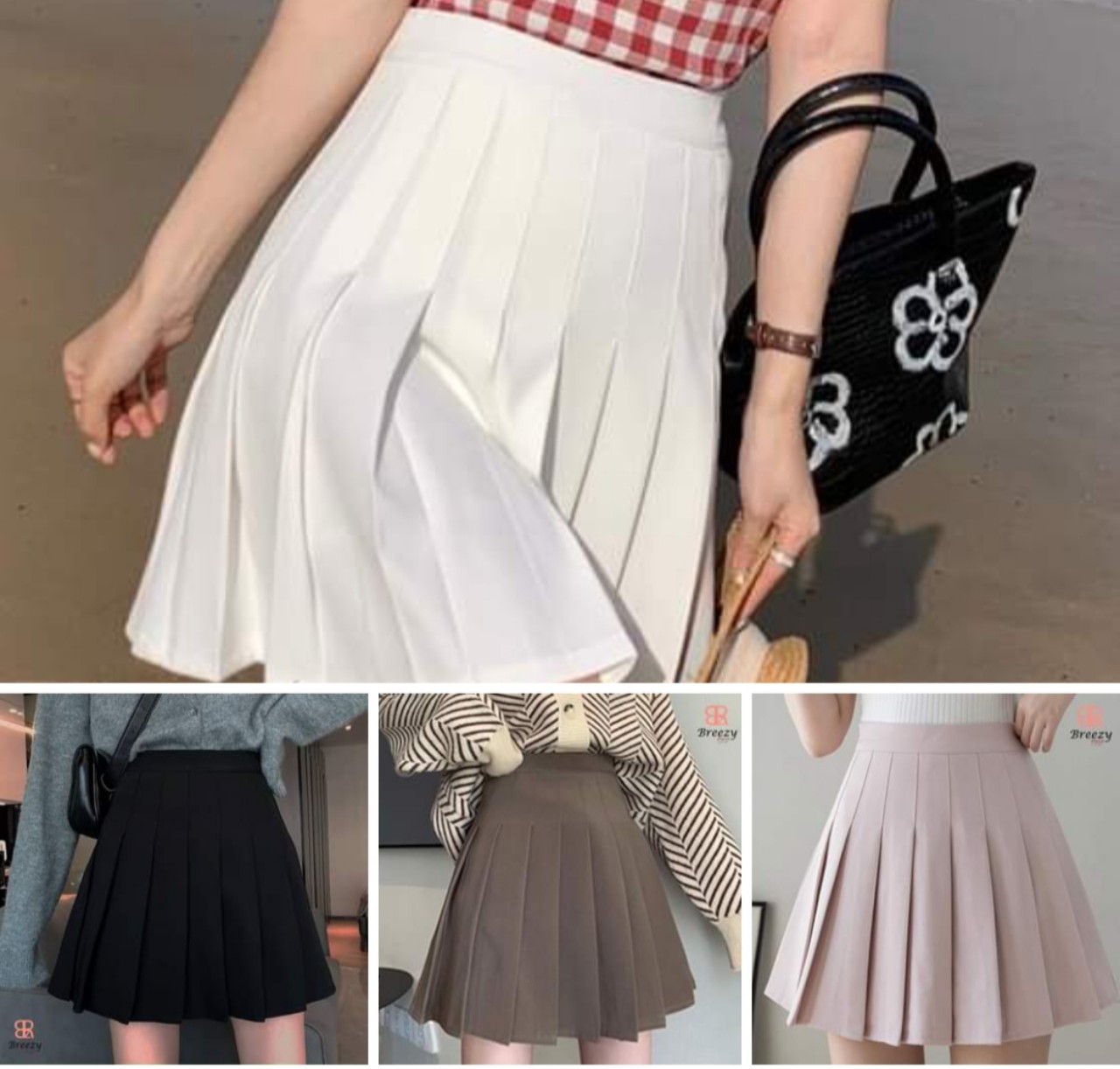 Chân váy xếp ly tennis bigsize