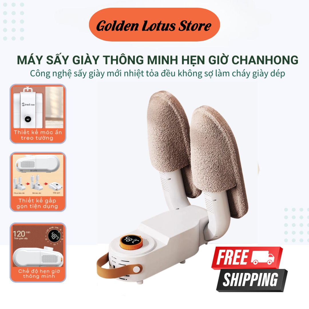 Máy Sấy GIày Gia Đình Máy Sấy Khử Mùi Khử Trùng Dày Làm khô nhanh có thể tùy chỉnh nhiệt độ gấp gọn