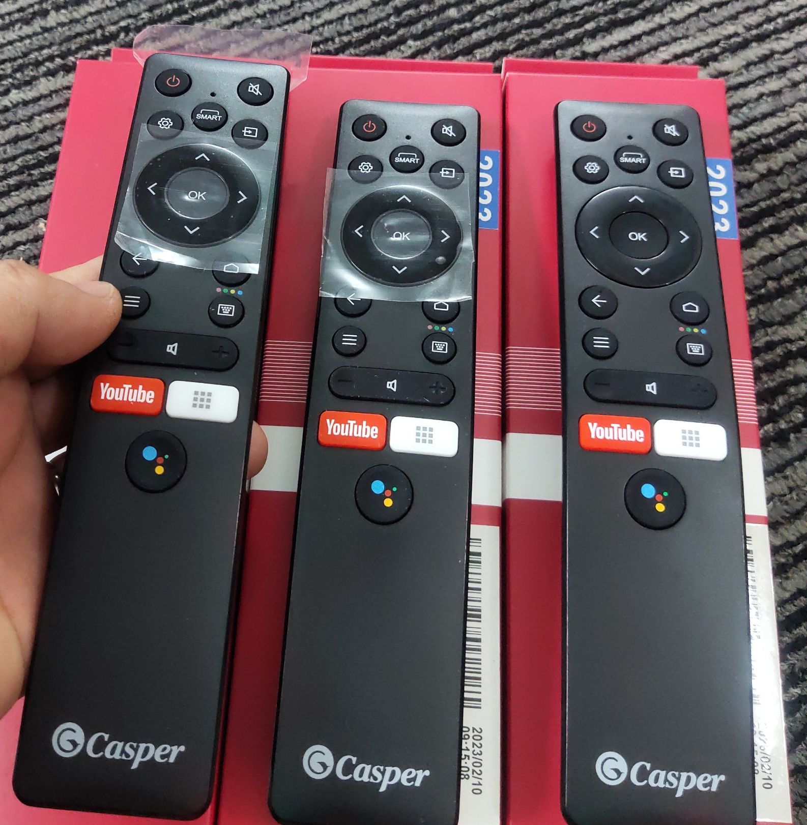 Điều khiển giọng nói casper cong giọng nói, remot TV casper smart nói chính hãng
