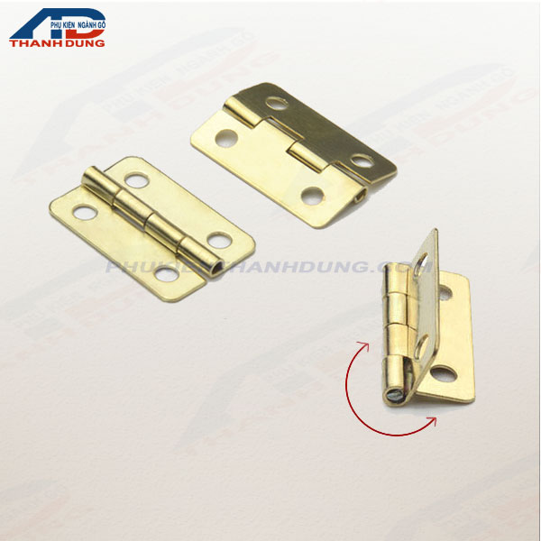 Bản lề màu vàng cho hộp gỗ