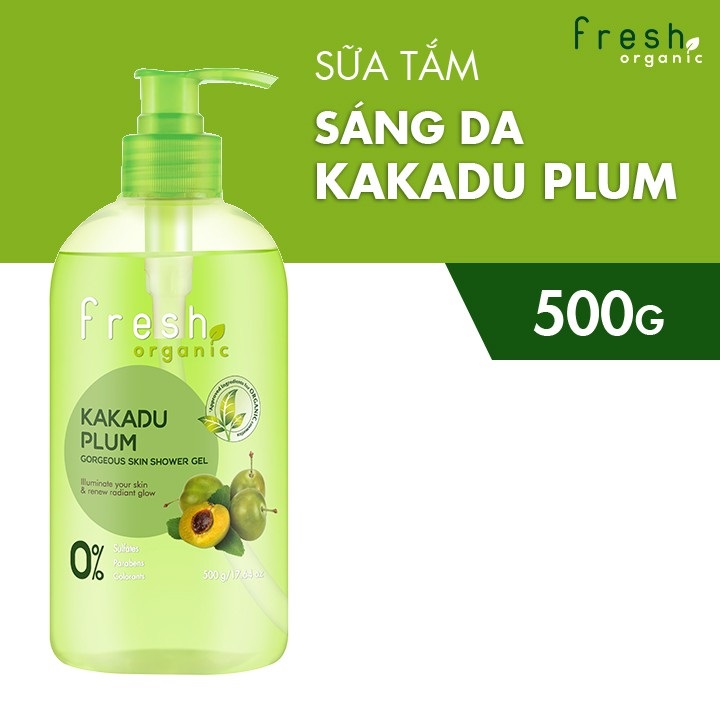 [Gift] Gel Tắm Fresh Organic Kakadu Plum 500g - Sáng Da