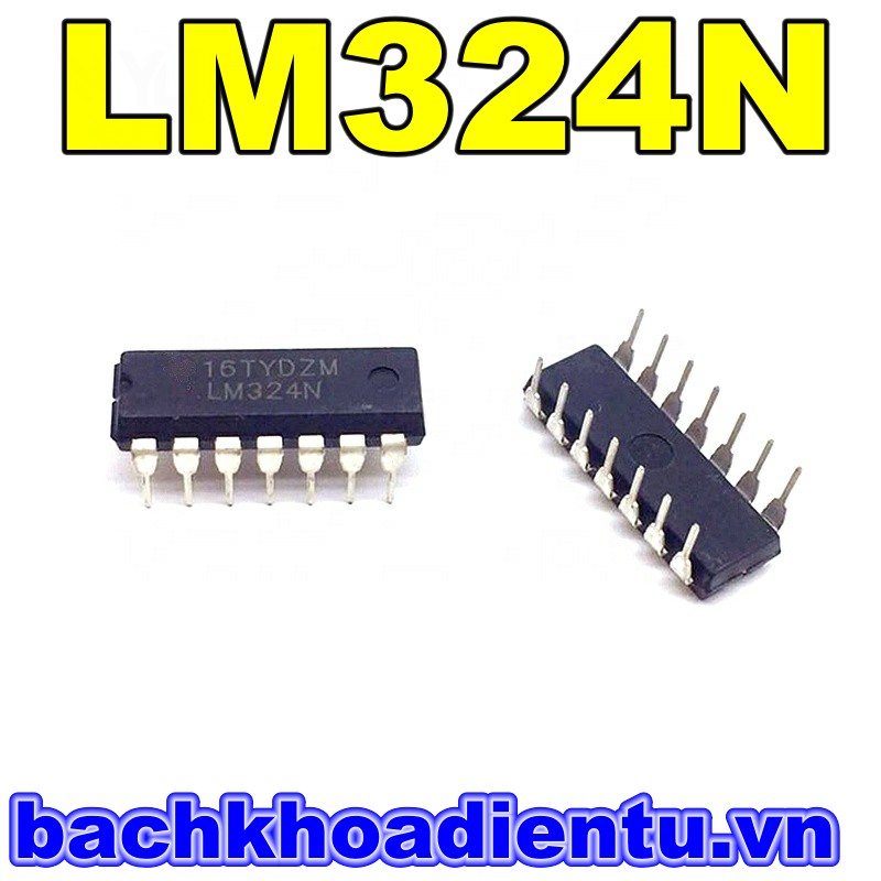 Ic khuyếch đại lm324 dip-14 chính hãng