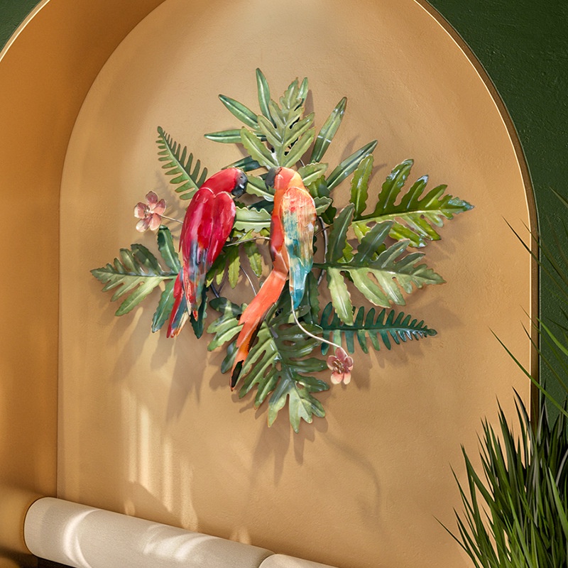 Tranh Sắt Treo Tường Nghệ Thuật, Tranh Decor Trang Trí họa tiết con Chim