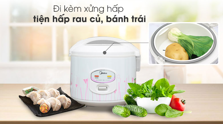 Nồi cơm điện midea 1.5 lít mr-cm1533