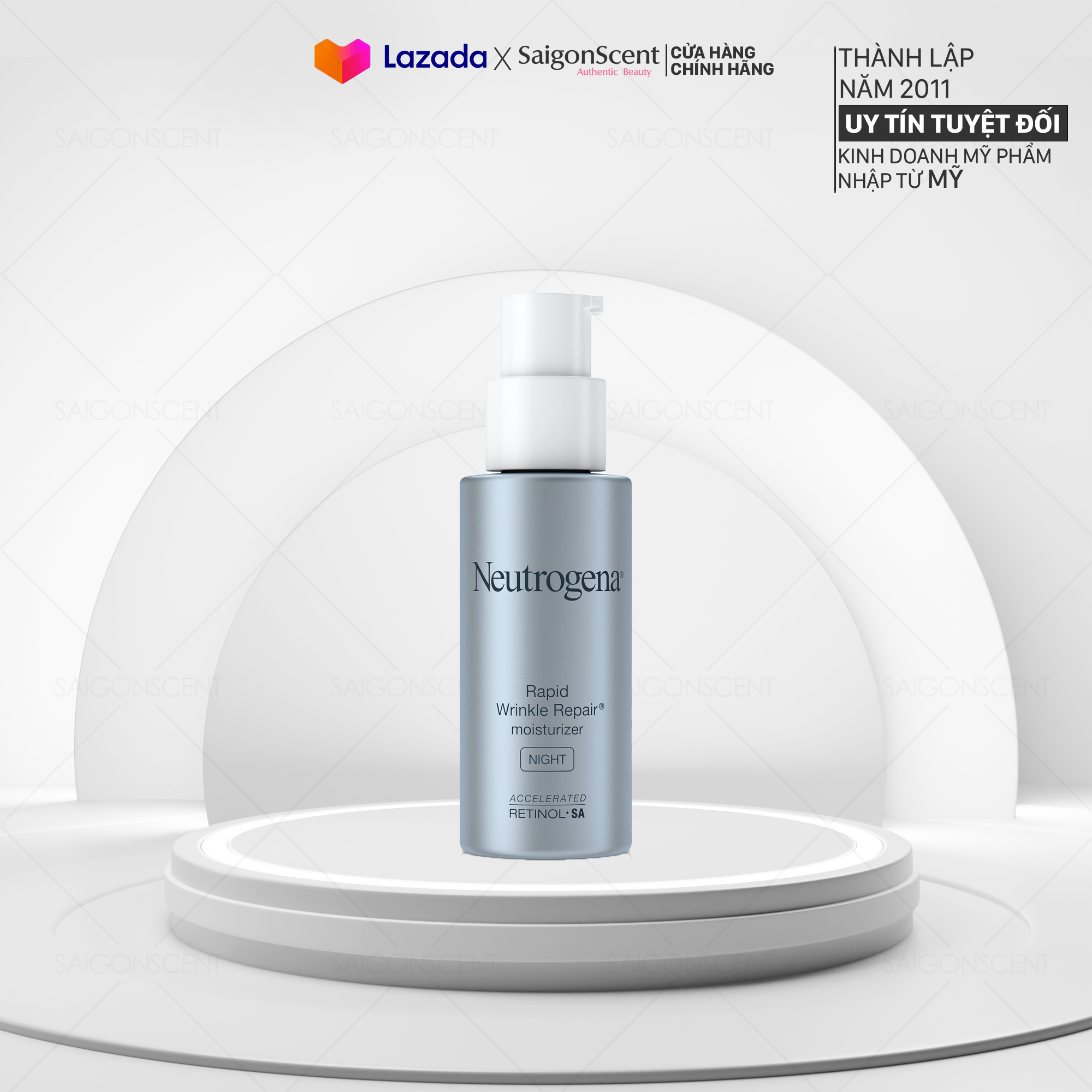 Kem dưỡng Neutrogena Rapid Wrinkle Repair® Daily Night Face Moisturizer