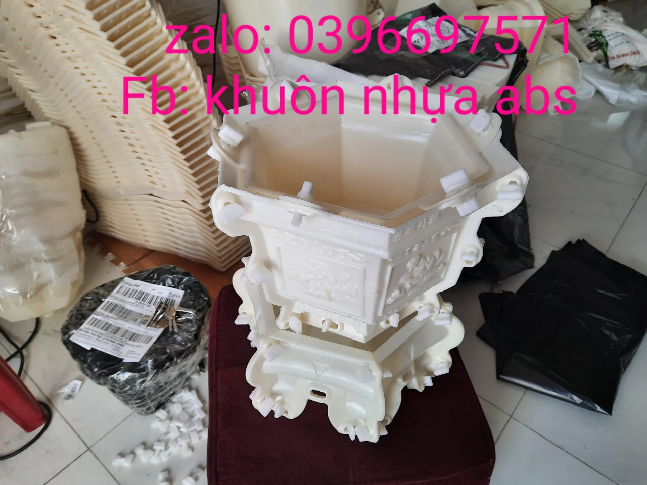 Khuôn lục giác 25 hoa