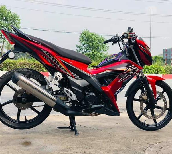 Tem rời sonic đỏ đen chất liệu keo in mccal màng bóng