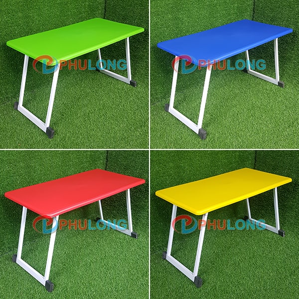 Bàn nhựa gấp được mầm non